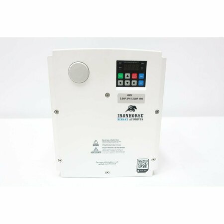 AUTOMATION DIRECT IRONHORSE 380-480V-AC 0-400HZ 380-480V-AC 5HP AC VFD DRIVE ACNND-45P0